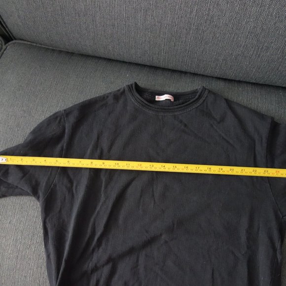 Filatures du Lion Short Sleeve Black Top - Size M - Picture 11 of 11